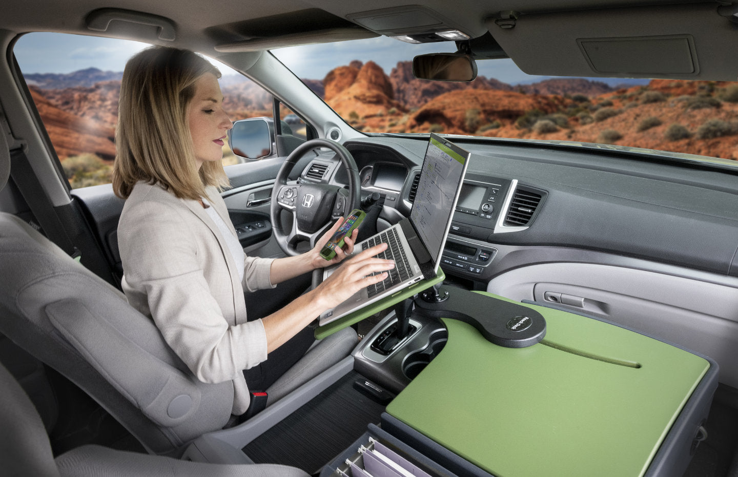 Reach Desk Front Seat