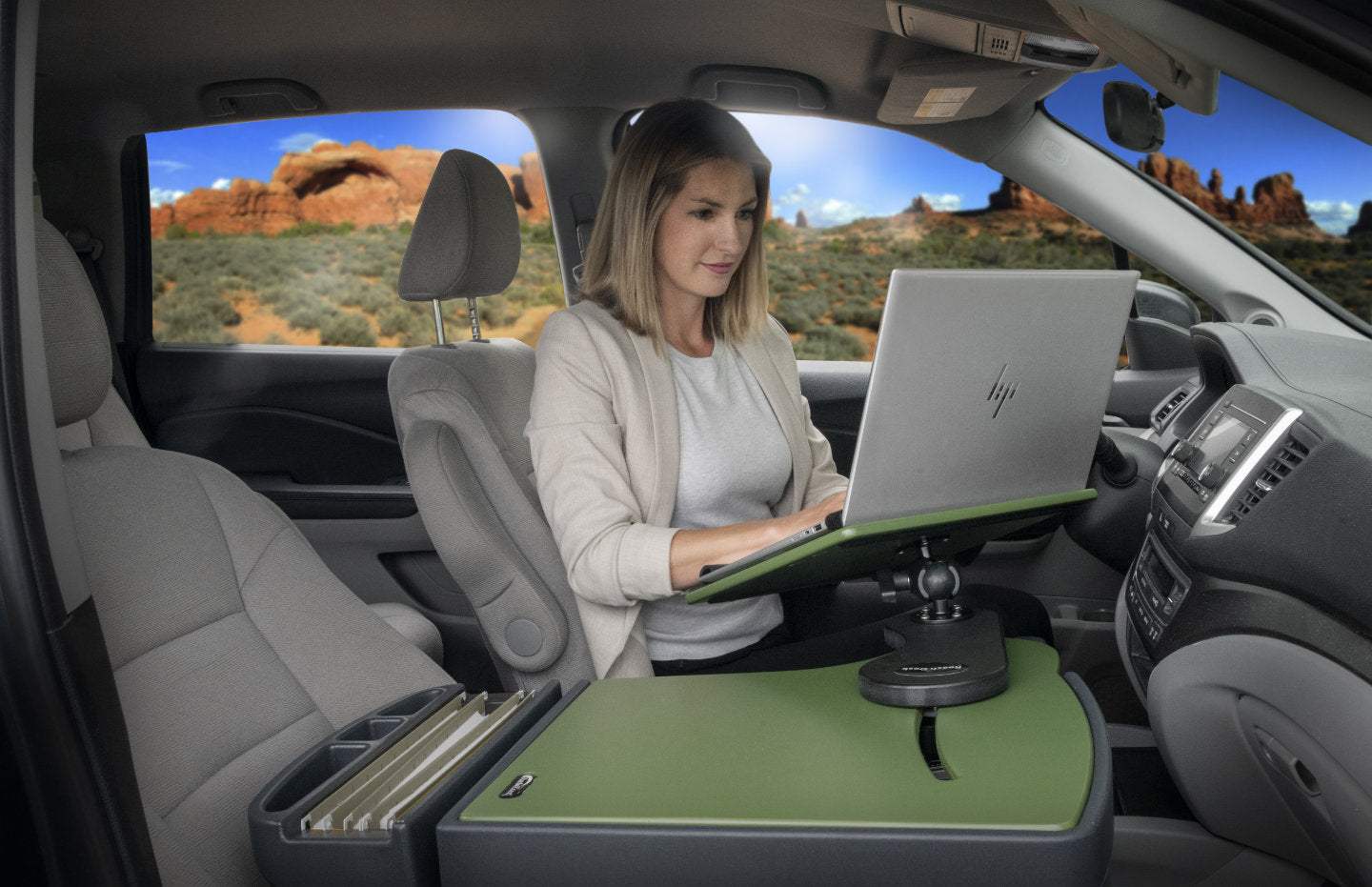Reach Desk Front Seat
