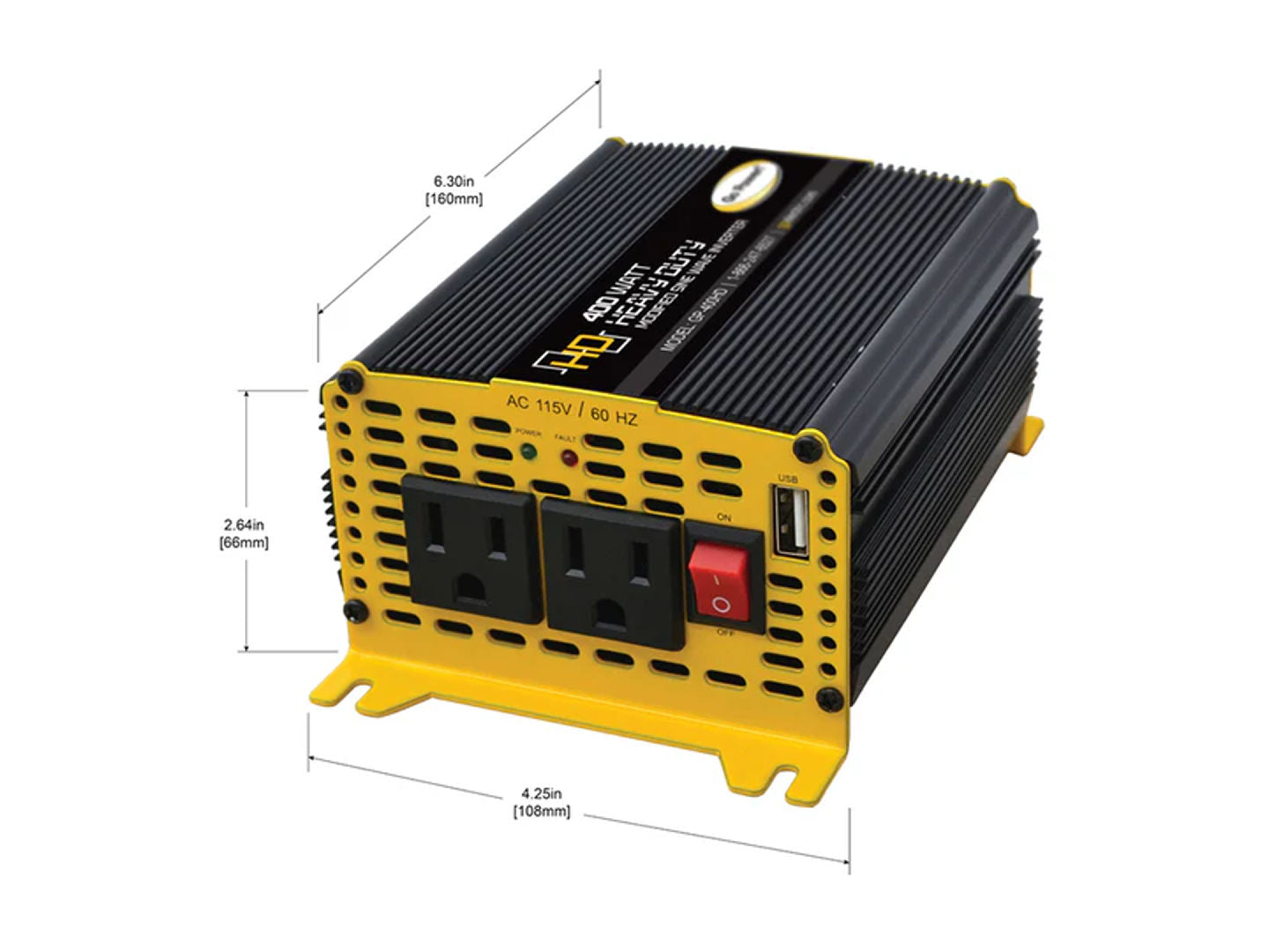GoPower 400 Watt inverter